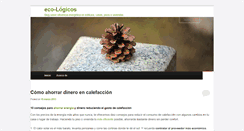 Desktop Screenshot of eco-logicos.es