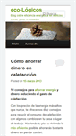 Mobile Screenshot of eco-logicos.es