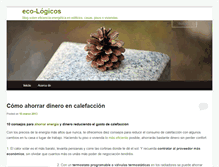 Tablet Screenshot of eco-logicos.es